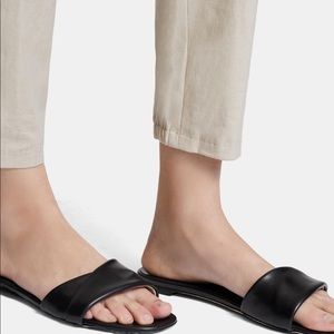 NEW Theory sandals: Phacel calf (black) size 38